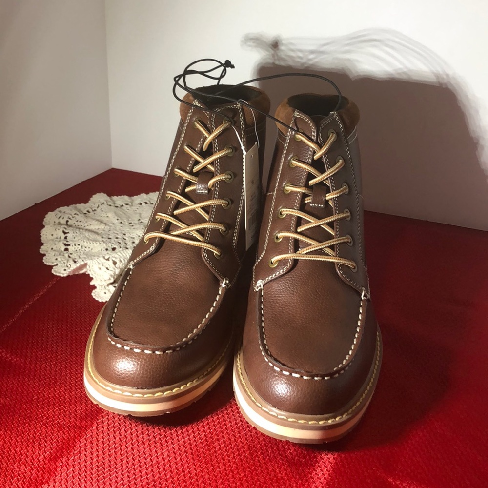 Men’s Jarret fashion boots. brown lace up NWT - Picture 2 of 6